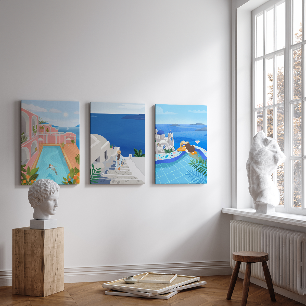 Schilderij illustratie