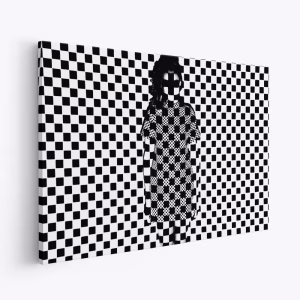 Canvas schilderi - Chess Board - one more Black Square