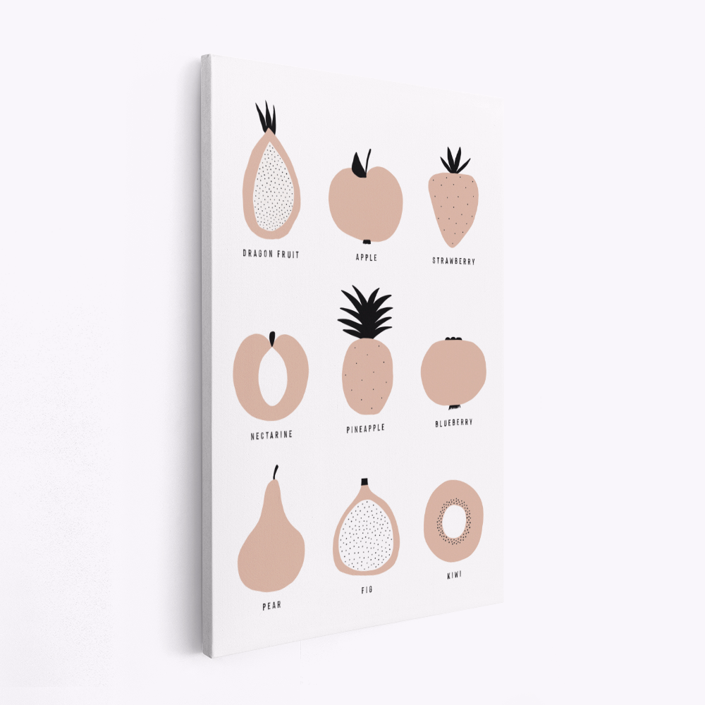 Canvas schilderi - Pastel Fruits