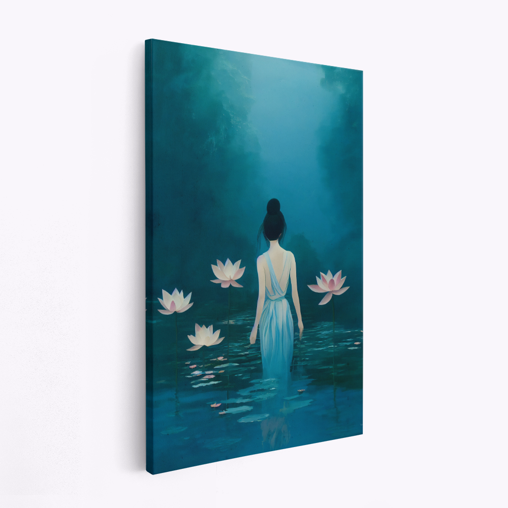 Canvas schilderi - In The Pond