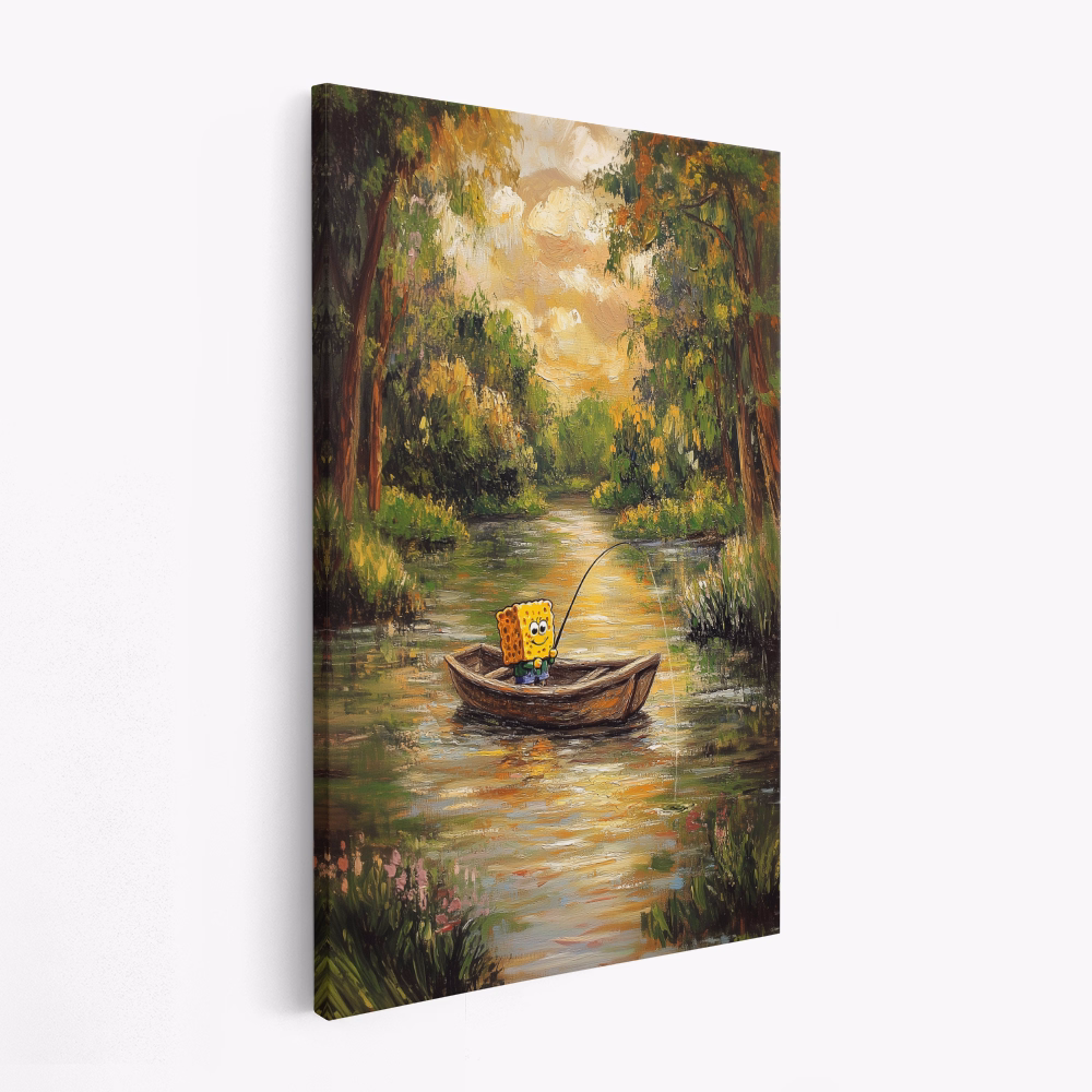 Canvas schilderi - Bob by the river