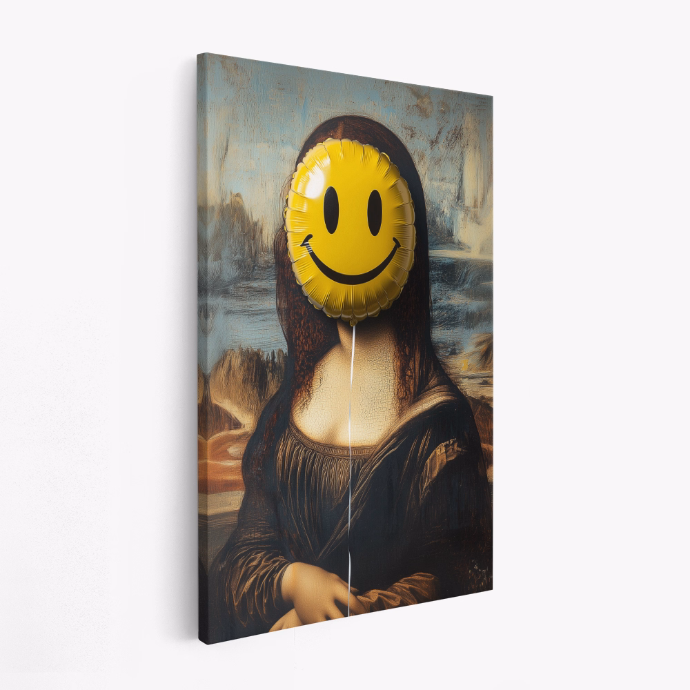 Canvas schilderi - Parody of the Mona Lisa