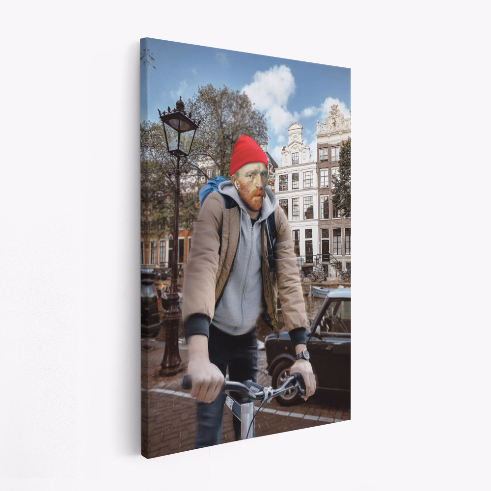 Canvas schilderi - Vincent In Amsterdam