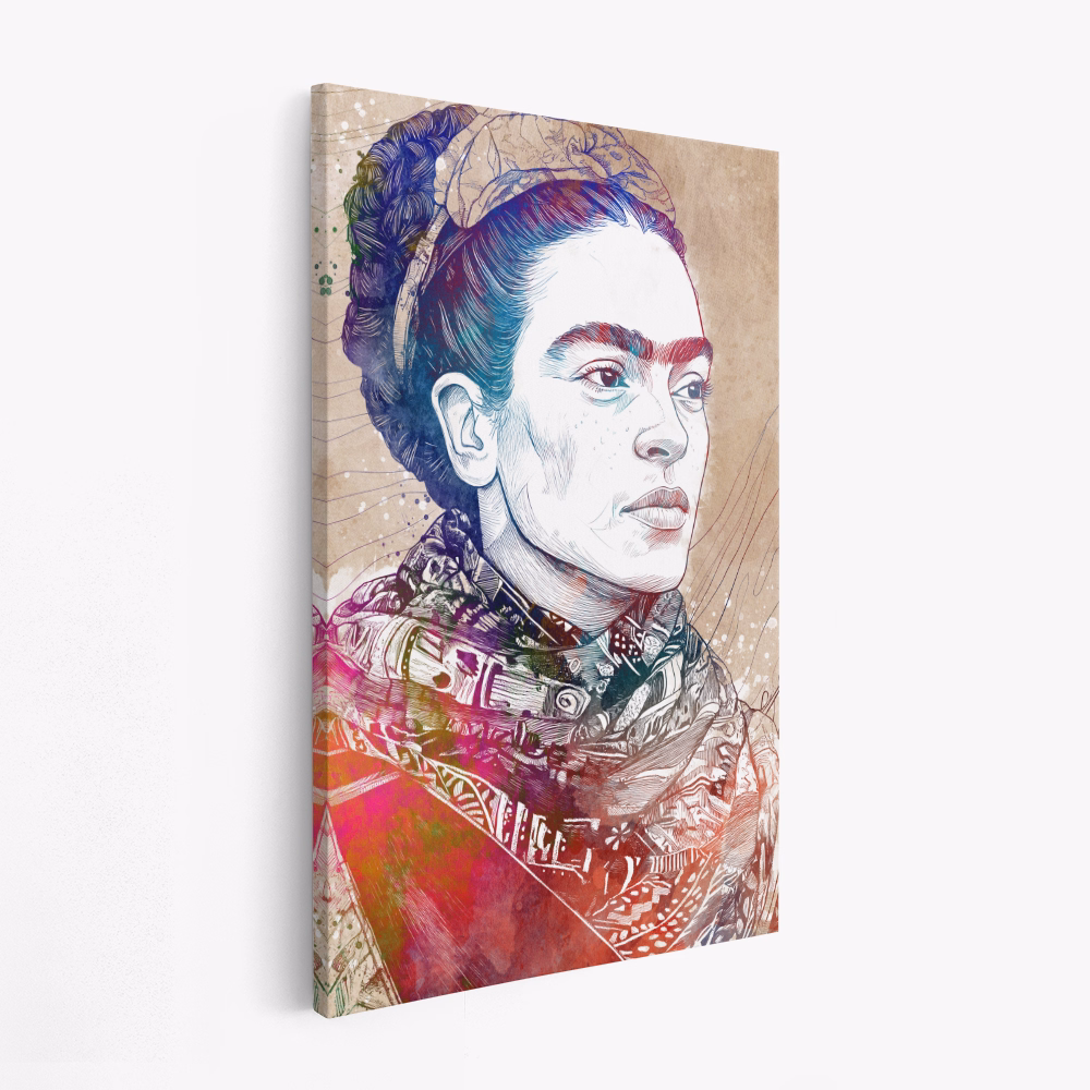 Canvas schilderi - Frida portrait