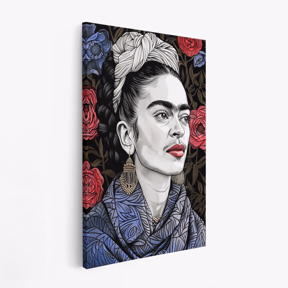 Canvas schilderi - Frida Portrait 7