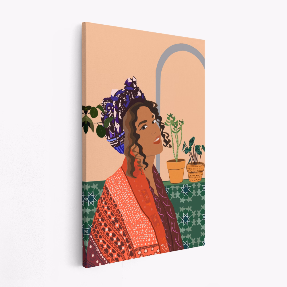 Canvas schilderij - Colorful Serenity